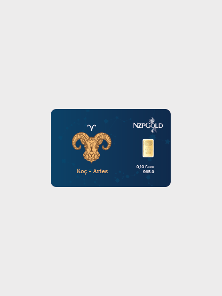 0.10 Gram Koç Burcu Gram Altın